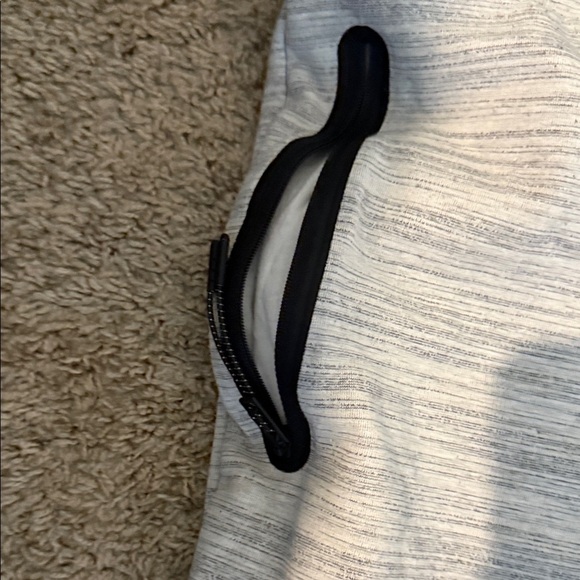 Men’s Express Light Gray Joggers with Black Accents - Picture 3 of 5